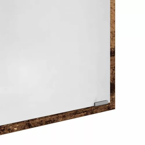 LED Fürdőszoba Tükör tükörrel Régi fa 40 x 8,5 x 37 cm Faanyag