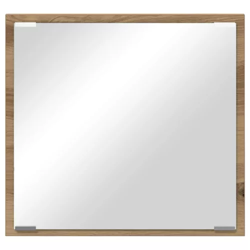 LED Fürdőszoba Tükör kézműves tölgy 40 x 8,5 x 37 cm Faanyag