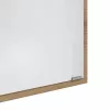 LED Fürdőszoba Tükör kézműves tölgy 40 x 8,5 x 37 cm Faanyag
