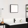 LED Fürdőszoba Tükör Musta tammi 40 x 8,5 x 37 cm Faanyag