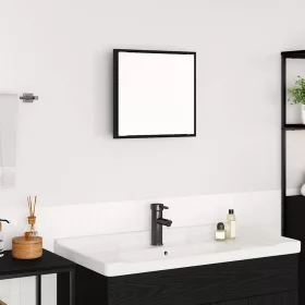   LED Fürdőszoba Tükör Musta tammi 40 x 8,5 x 37 cm Faanyag