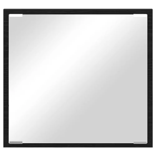 LED Fürdőszoba Tükör Musta tammi 40 x 8,5 x 37 cm Faanyag