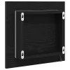 LED Fürdőszoba Tükör Musta tammi 40 x 8,5 x 37 cm Faanyag