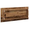 Tükör tükör lámpákkal tükörrel Régi fa 90 x 8.5 x 37 cm Faanyag