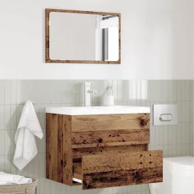   Fürdőszobai Bútor Készlet 2 pcs Öreg fa 57 x 37 x 45 cm Faanyag