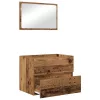 Fürdőszobai Bútor Készlet 2 pcs Öreg fa 57 x 37 x 45 cm Faanyag