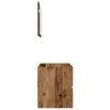 Fürdőszobai Bútor Készlet 2 pcs Öreg fa 57 x 37 x 45 cm Faanyag