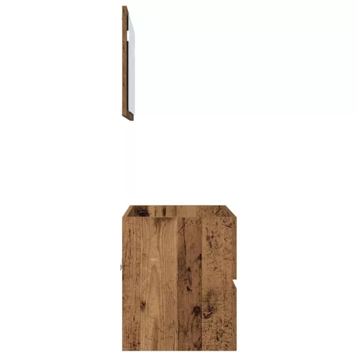 Fürdőszobai Bútor Készlet 2 pcs Öreg fa 57 x 37 x 45 cm Faanyag