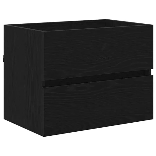 Fürdőszobai Bútor Készlet 2 pcs Fekete tölgy 57 x 37 x 45 cm