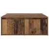 Dohányzóasztal fiókkal Öreg fa 80 x 80 x 31 cm Faanyag