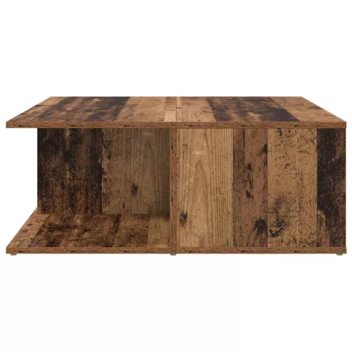 Dohányzóasztal fiókkal Öreg fa 80 x 80 x 31 cm Faanyag
