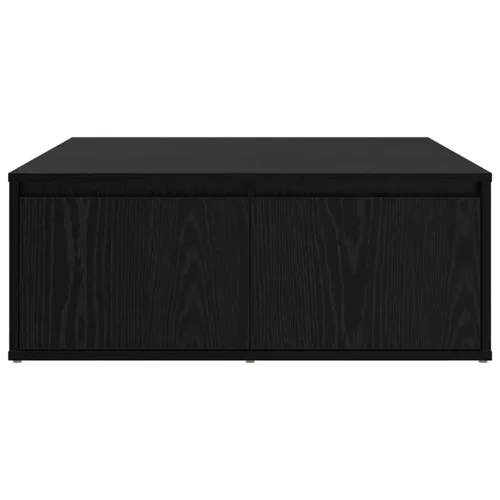 Dohányzóasztal fiókkal Musta tammi 80 x 80 x 31 cm Faanyag