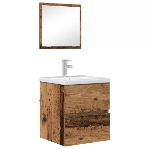 Fürdőszoba Szekrény fiókkal Öreg fa 41 x 38.5 x 45 cm Faanyag