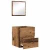 Fürdőszoba Szekrény fiókkal Öreg fa 41 x 38.5 x 45 cm Faanyag