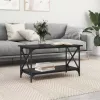 Dohányzóasztal Musta tammi 80 x 45 x 45.5 cm Faanyag