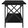 Dohányzóasztal Musta tammi 80 x 45 x 45.5 cm Faanyag