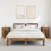 Éjjeliszekrény fiókkal 2 pcs Régi fa 40 x 42 x 60 cm Faanyag