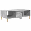 Dohányzóasztal Beton szürke 103,5 x 60 x 35 cm Faanyag