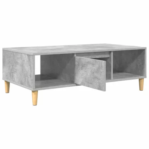 Dohányzóasztal Beton szürke 103,5 x 60 x 35 cm Faanyag