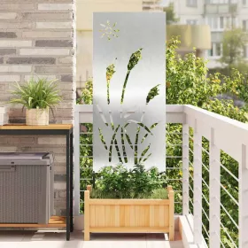 Kertvédő vászon Ezüst 50 x 140 cm Rozsdamentes acél