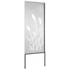 Kertvédő vászon Ezüst 50 x 140 cm Rozsdamentes acél