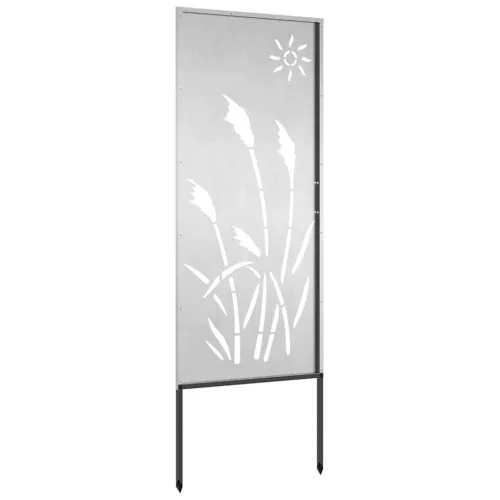 Kertvédő vászon Ezüst 50 x 140 cm Rozsdamentes acél
