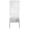 Kertvédő vászon Ezüst 50 x 140 cm Rozsdamentes acél