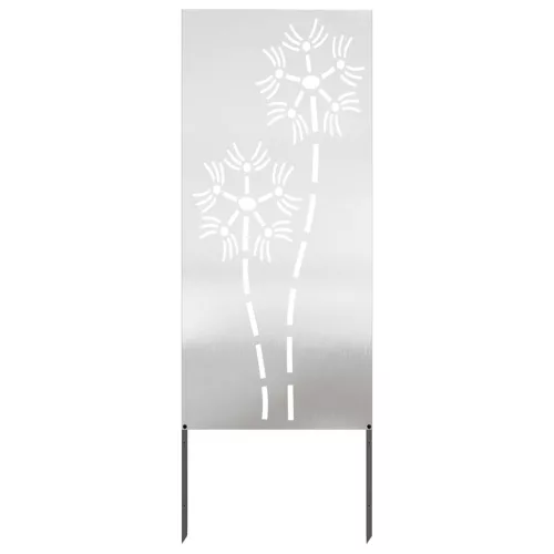 Kertvédő vászon Ezüst 50 x 140 cm Rozsdamentes acél