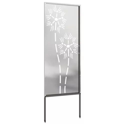 Kertvédő vászon Ezüst 50 x 140 cm Rozsdamentes acél