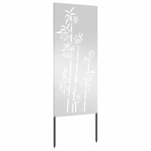 Kertvédő vászon Virágos Ezüst 50 x 140 cm Horganyzott acél