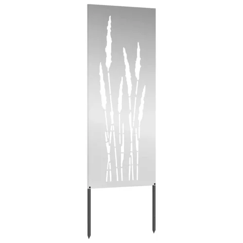 Kertvédő vászon Virágos Ezüst 50 x 140 cm Horganyzott acél