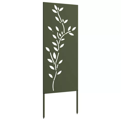 Kerti dekoratív panel Oliva zöld 50 x 140 cm