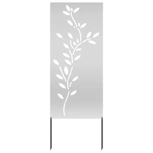 Kerti dekoratív panel Ezüst 50 x 140 cm Horganyzott acél