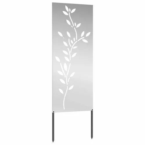 Kerti dekoratív panel Ezüst 50 x 140 cm Horganyzott acél