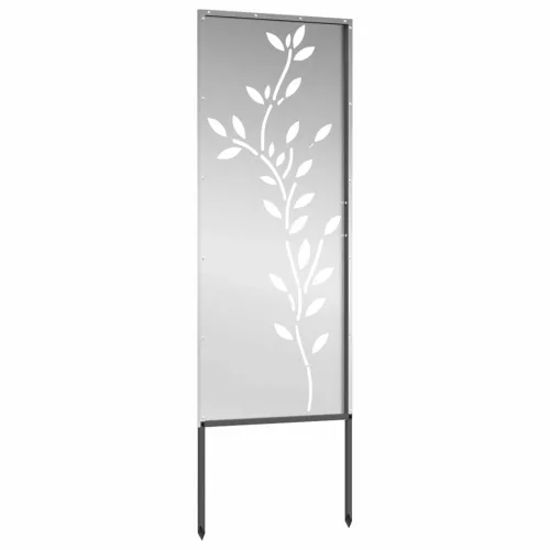 Kerti dekoratív panel Ezüst 50 x 140 cm Horganyzott acél