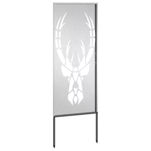 Kertvédő vászon Állatnyomat Ezüst 50 x 140 cm Rozsdamentes acél