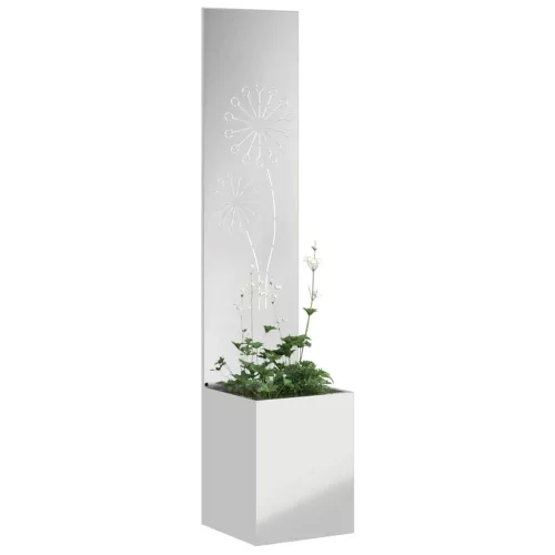 Kertvédő vászon Ezüst 32 x 140 cm Horganyzott acél