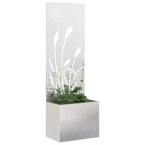 Kertvédő vászon Ezüst 50 x 140 cm Rozsdamentes acél