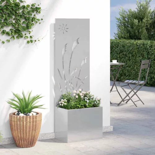 Kertvédő vászon Ezüst 50 x 140 cm Rozsdamentes acél