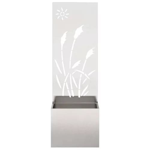 Kertvédő vászon Ezüst 50 x 140 cm Rozsdamentes acél