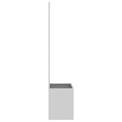 Kertvédő vászon Virágos Ezüst 50 x 140 cm Horganyzott acél