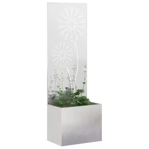 Kertvédő vászon Ezüst 50 x 140 cm Rozsdamentes acél