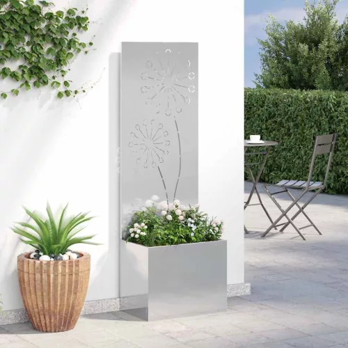 Kertvédő vászon Ezüst 50 x 140 cm Rozsdamentes acél