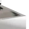 Kertvédő vászon Ezüst 50 x 140 cm Rozsdamentes acél