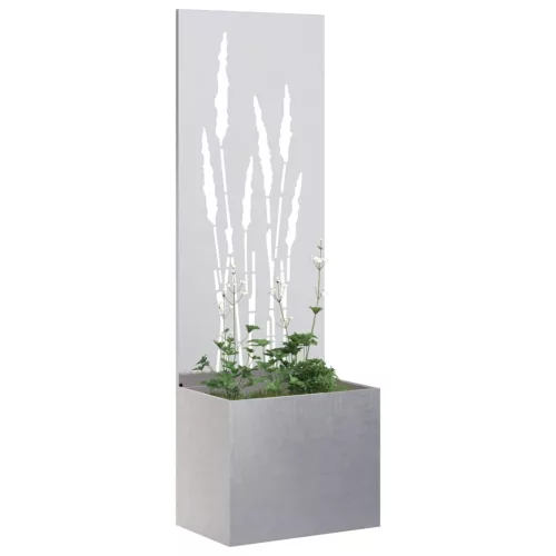 Kertvédő vászon Ezüst 50 x 140 cm Rozsdamentes acél