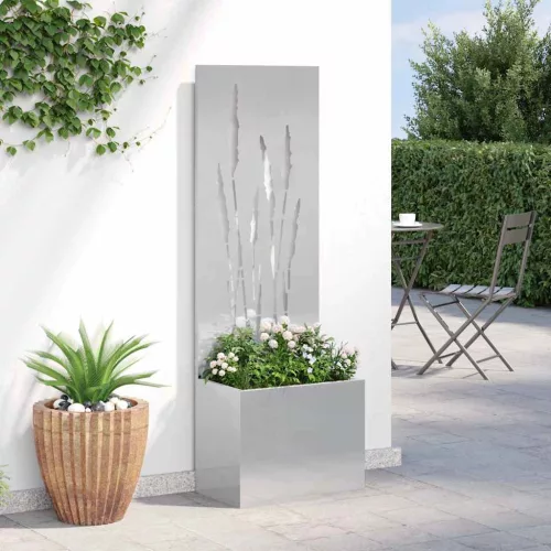 Kertvédő vászon Ezüst 50 x 140 cm Rozsdamentes acél