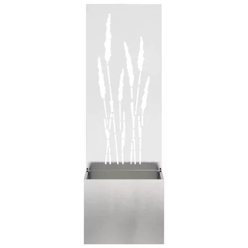 Kertvédő vászon Ezüst 50 x 140 cm Rozsdamentes acél