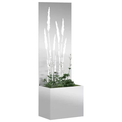 Kertvédő vászon Ezüst 50 x 140 cm Horganyzott acél