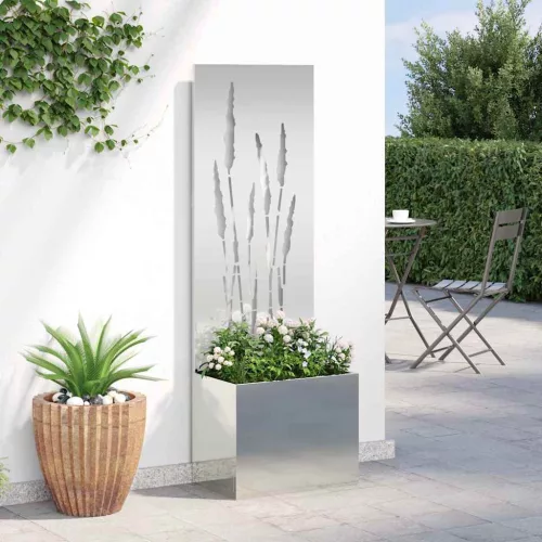 Kertvédő vászon Ezüst 50 x 140 cm Horganyzott acél