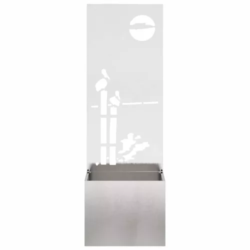 Kertvédő vászon Ezüst 50 x 140 cm Rozsdamentes acél